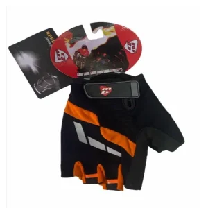 כפפות רכיבה קצרות למבוגרים MB כתום