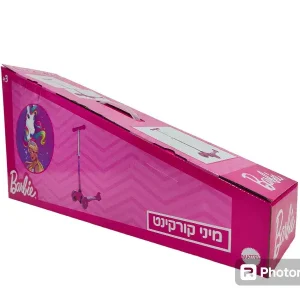 מיני קורקינט 3 גלגלים ברבי