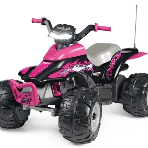 טרקטורון קורל W330 ורוד 12V Peg perego