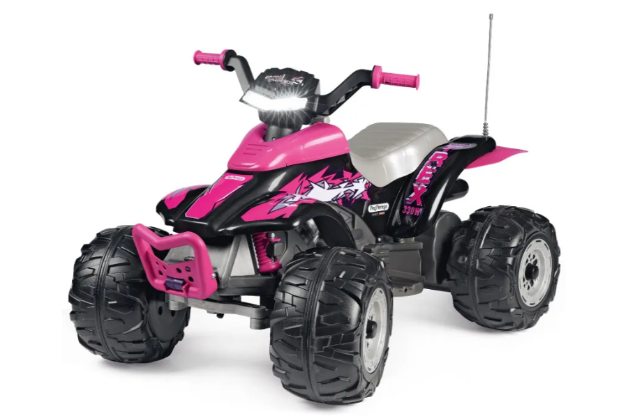 טרקטורון קורל W330 ורוד 12V Peg perego