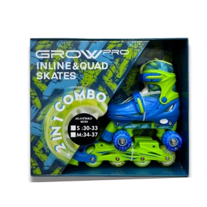 קומבו סקייט כחול Grow Pro