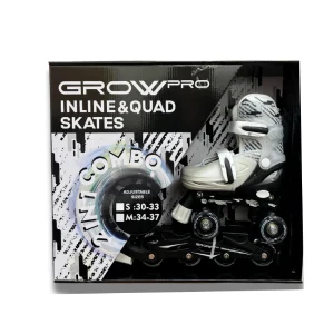 קומבו סקייט לבן Grow Pro
