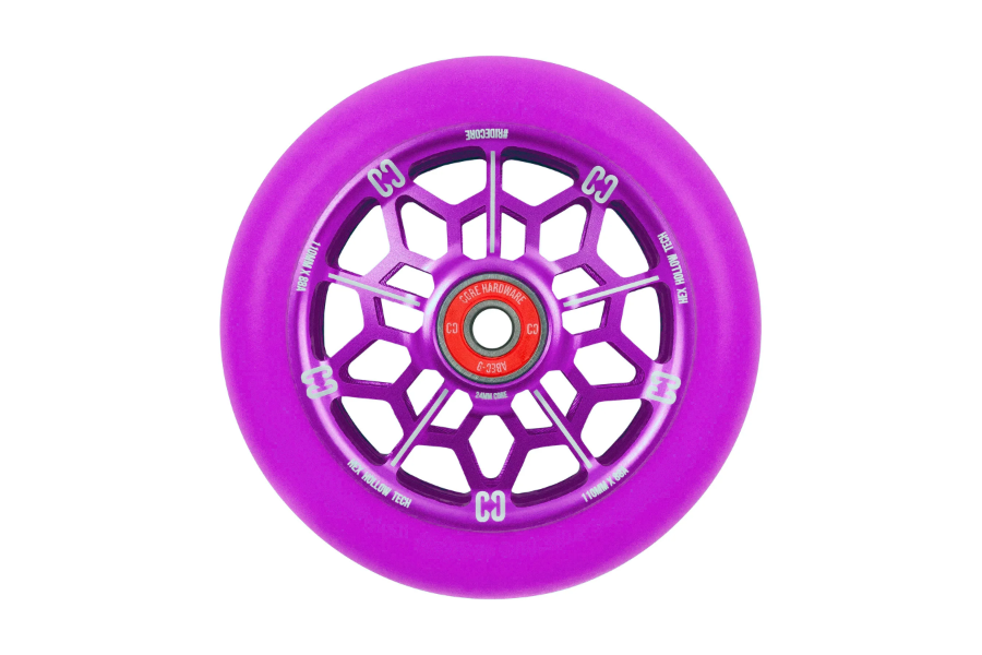 גלגל ליבת מתכת לקורקינט פעלולים CORE Hex Hollow 110mm – תמונה 2