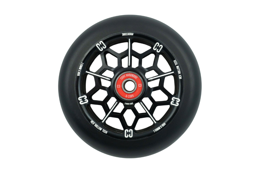 גלגל ליבת מתכת לקורקינט פעלולים CORE Hex Hollow 110mm – תמונה 6