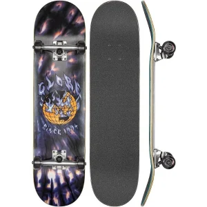 סקייטבורד GLOBE G1 Ablaze Black Dye 8.00