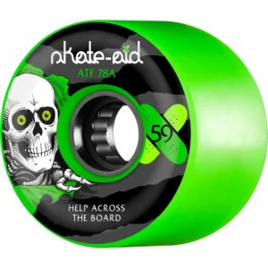 סט גלגלים Powell Peralta Skate Aid Collabo Skateboard Wheels 59mm 4pk