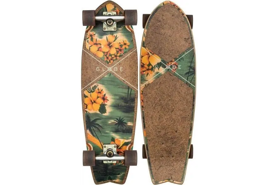 סקייטבורד מדמה גלישה GLOBE 30 Sun City Coconut/Hawaiian Cruiser