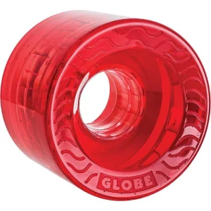 גלגלים לסקייטבורד Globe Retro Flex Cruiser Wheels Clear Red 58mm/83A