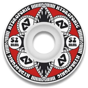 גלגלים לסקייטבורד Hydroponic LOTUS RED Skate Wheels 52mm 100A