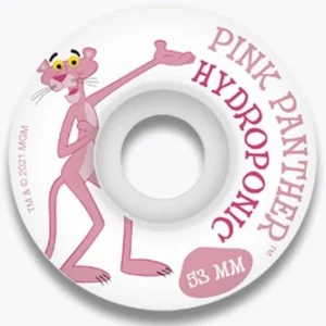 גלגלים לסקייטבורד Hydroponic The Pink Panther White Skate Wheels 53mm 100A