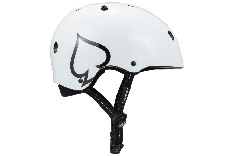 קסדת PRO TEC LOW PRO Certified Helmet - Gloss White – תמונה 2