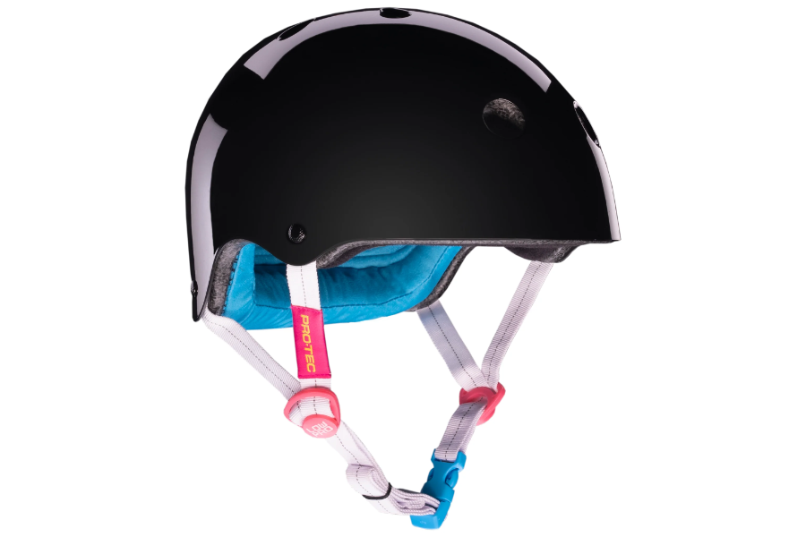 קסדת PRO TEC LOW PRO Certified Helmet - SANTA CRUZ SIGNATURE EDITION - GLOSS BLACK – תמונה 3