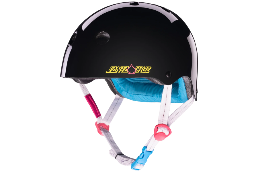קסדת PRO TEC LOW PRO Certified Helmet - SANTA CRUZ SIGNATURE EDITION - GLOSS BLACK