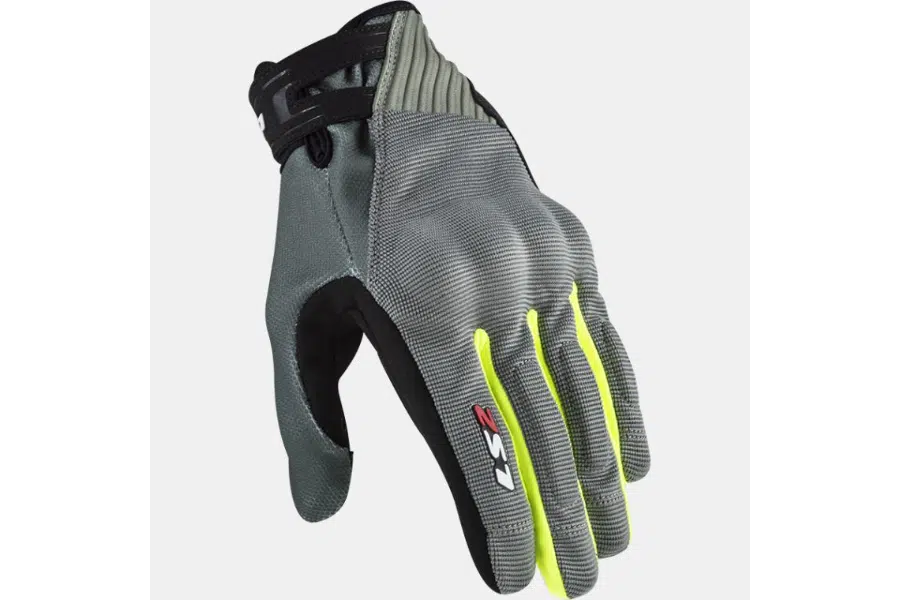 כפפות קיץ עם מיגון LS2 Dart II GREY YELLOW