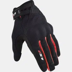 כפפות קיץ עם מיגון LS2 Dart II BLACK RED