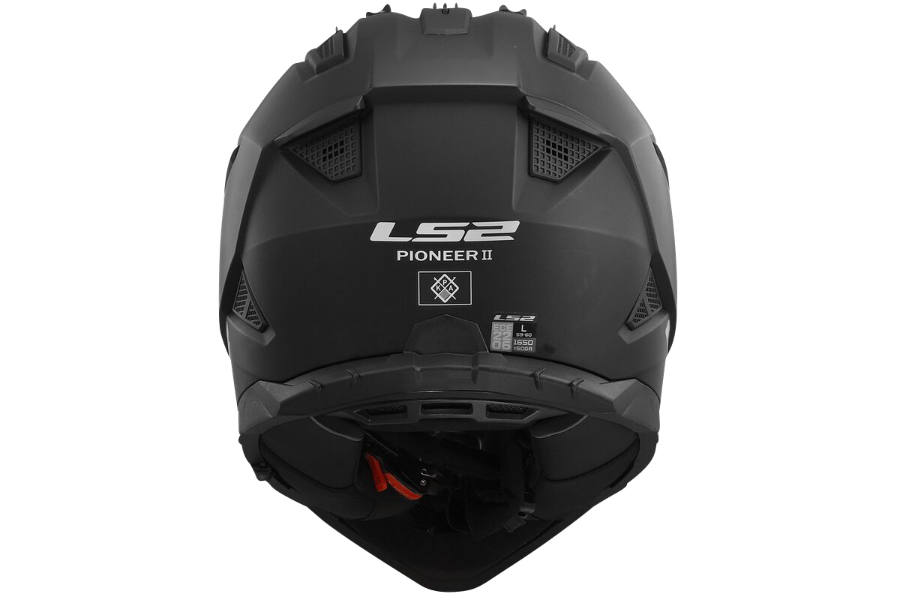 קסדת אדוונצ'ר LS2 PIONEER II HILL WHITE RED – תמונה 4