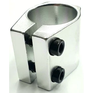 קלאמפ לקורקינט פעלולים Grit Double Clamp 31.8mm Anodized Silver
