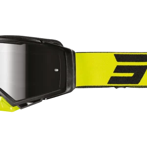 משקפי אבק / גוגלס מקצועיים לשטח/למוטוקרוס SHOT CORE SOLID NEON YELLOW MATT