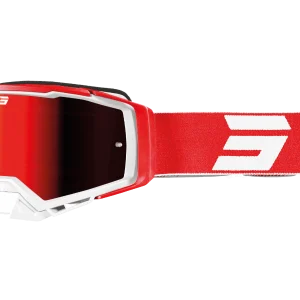 משקפי אבק / גוגלס מקצועיים לשטח/למוטוקרוס SHOT CORE SOLID RED GLOSSY