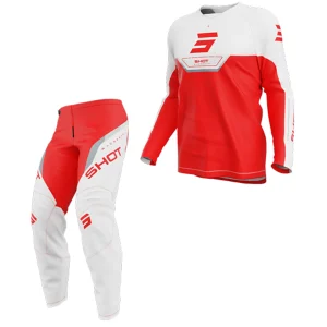 חליפת שטח/מוטוקרוס לילדים SHOT DRAW KIDS DAYTONA RED