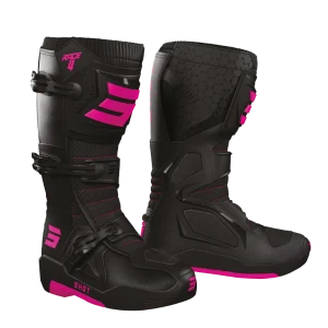 מגפי שטח / מוטוקרוס מקצועיים SHOT Race 4 BLACK PINK