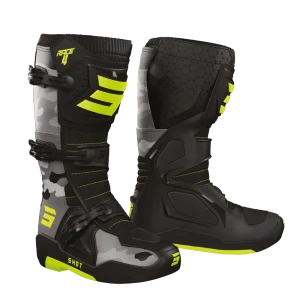 מגפי שטח / מוטוקרוס מקצועיים SHOT Race 4 CANO NEON YELLOW