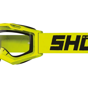 משקפי אבק מקצועיים לשטח/מוטוקרוס לילדים SHOT ROCKET KID 2.0 NEON YELLOW GLOSSY
