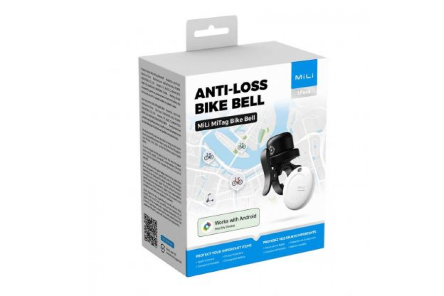 פעמון אופניים חכם MiLi MiBell עם GPS סמוי