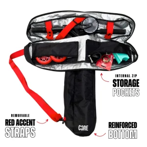 תיק נסיעות מקצועי לקורקינט פעלולים CORE Scooter Travel T Bag – Black