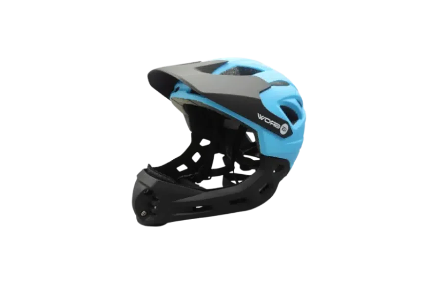 קסדת ילדים מלאה Grow Pro 2-in-1 Full Face BLACK BLUE