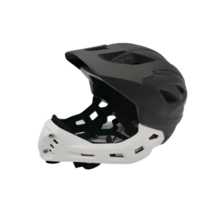קסדת ילדים מלאה Grow Pro 2-in-1 Full Face BLACK WHITE