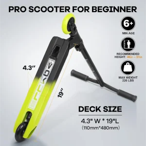 קורקינט פעלולים Vokul S1 Neon Yellow